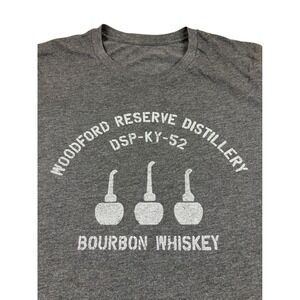 Woodford Reserve Distillery Bourbon Whiskey Graphic Tee Charcoal gray Mens L